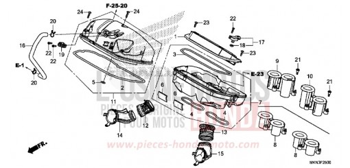 FILTRE A AIR CB650RAK de 2019